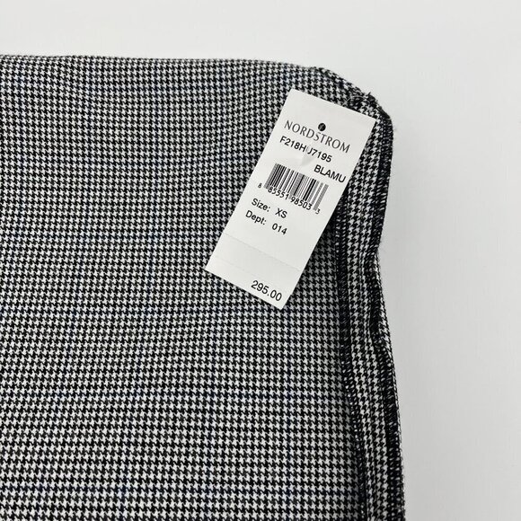 Tibi Hudson Mock-Neck Houndstooth Sleeveless Blouse Luxury Business Size XS NWT - Picture 8 of 11